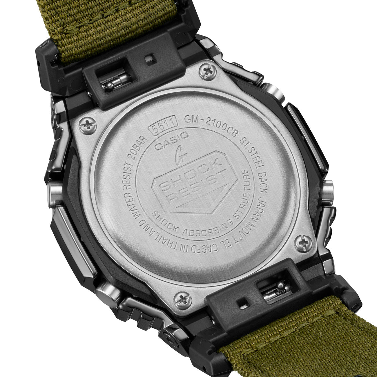 Casio G-Shock GM-2100CB-3AER (Oliv / Grau) - Allike Store
