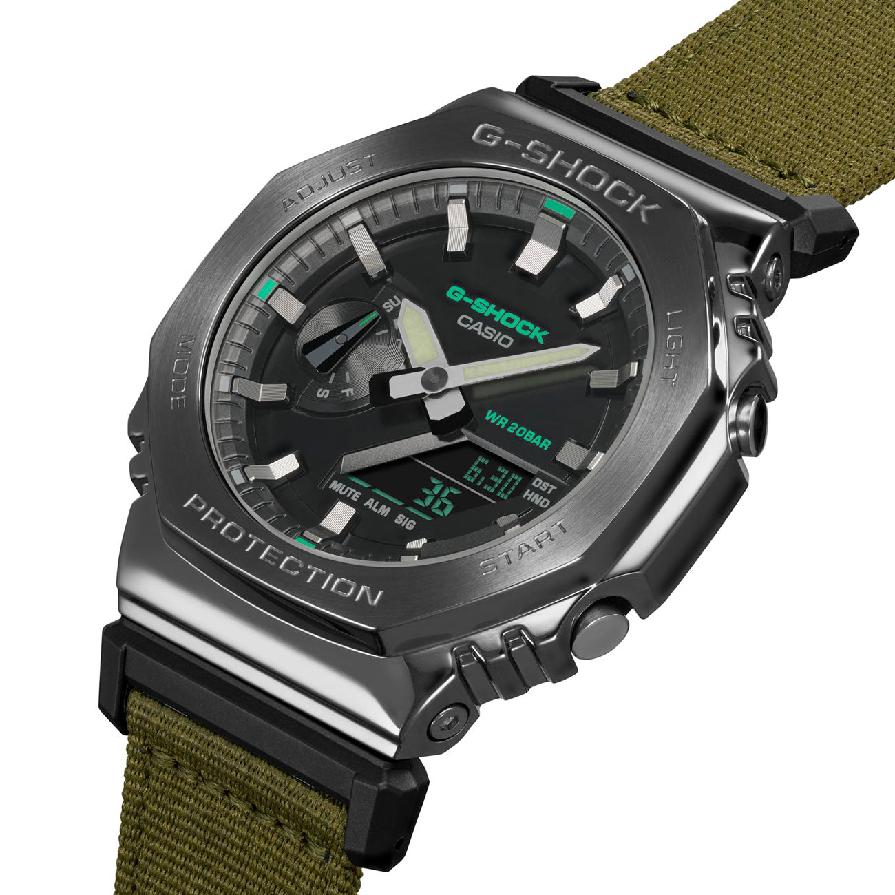 Casio G-Shock GM-2100CB-3AER (Oliv / Grau) - Allike Store