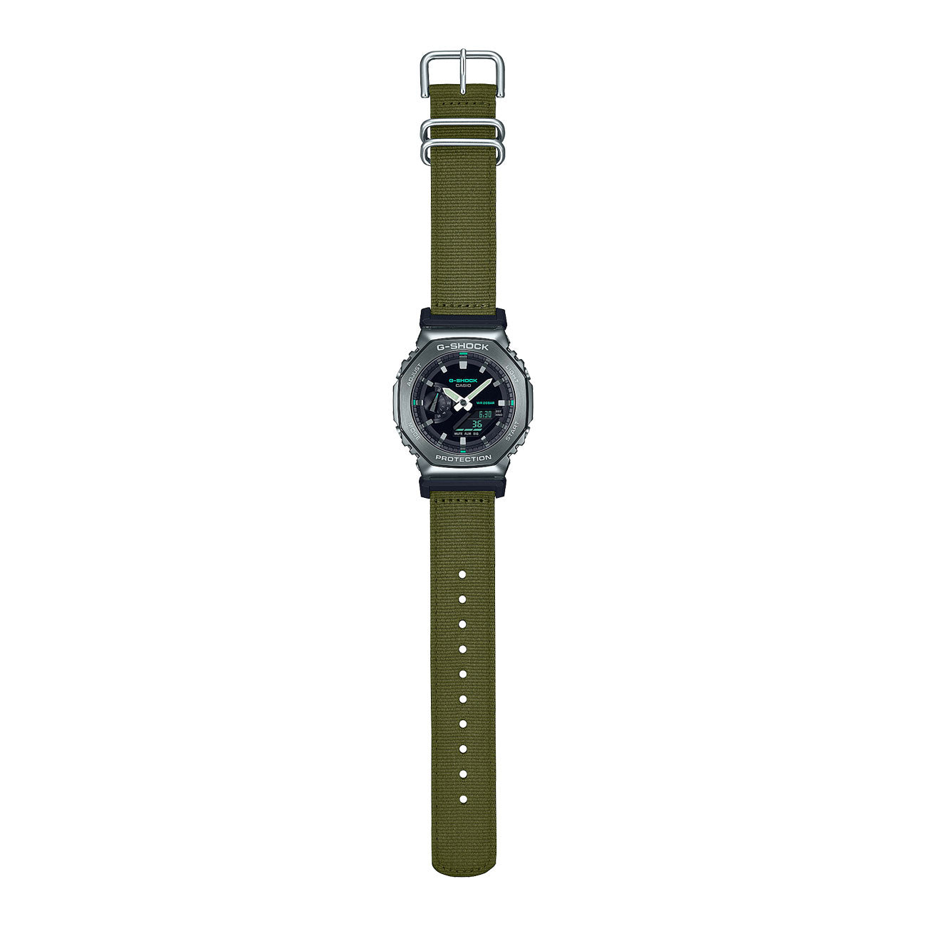Casio G-Shock GM-2100CB-3AER (Oliv / Grau) - Allike Store