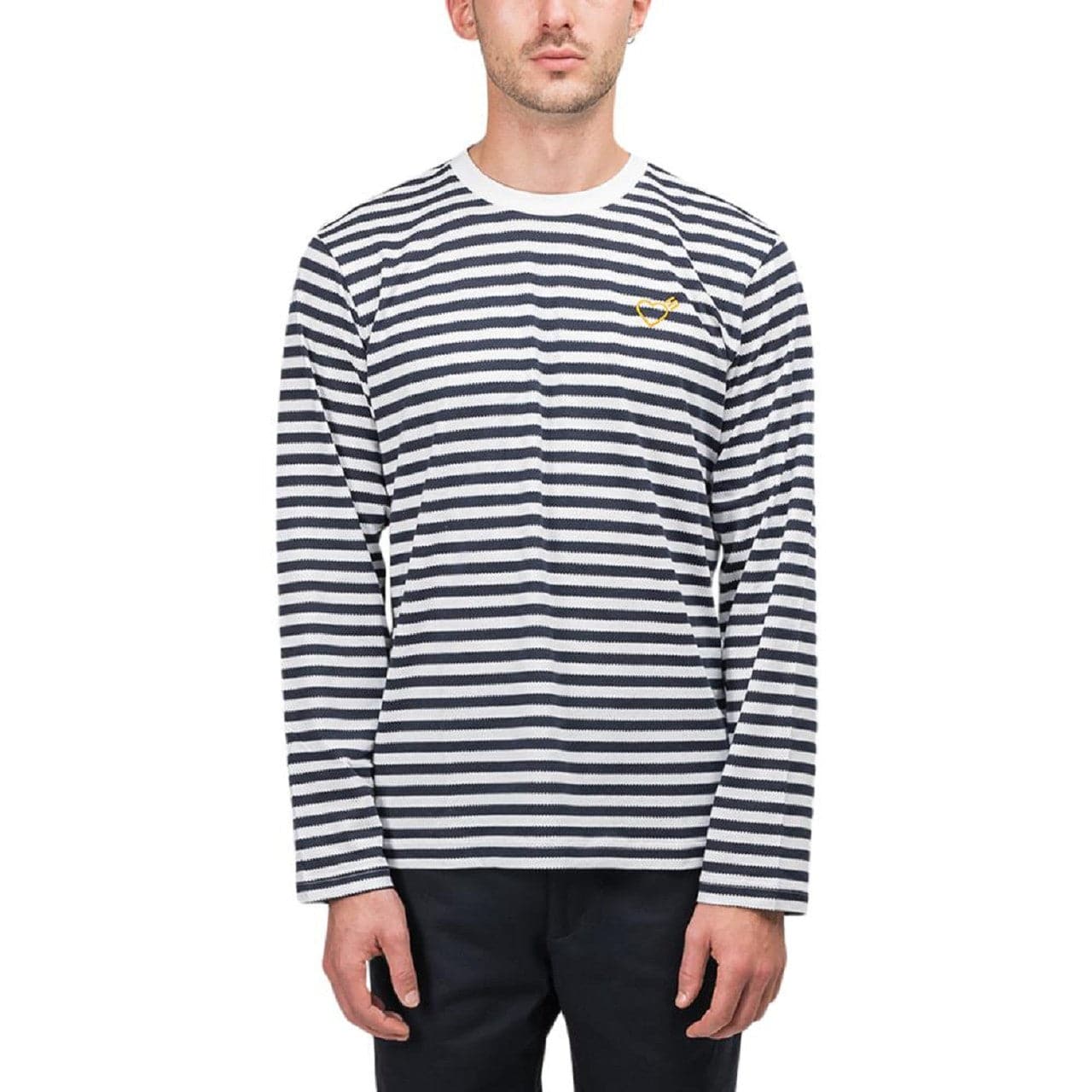 adidas X Human Made LSL Tee (Blau / Weiß) - Allike Store