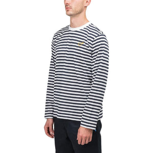 adidas X Human Made LSL Tee (Blau / Weiß) - Allike Store