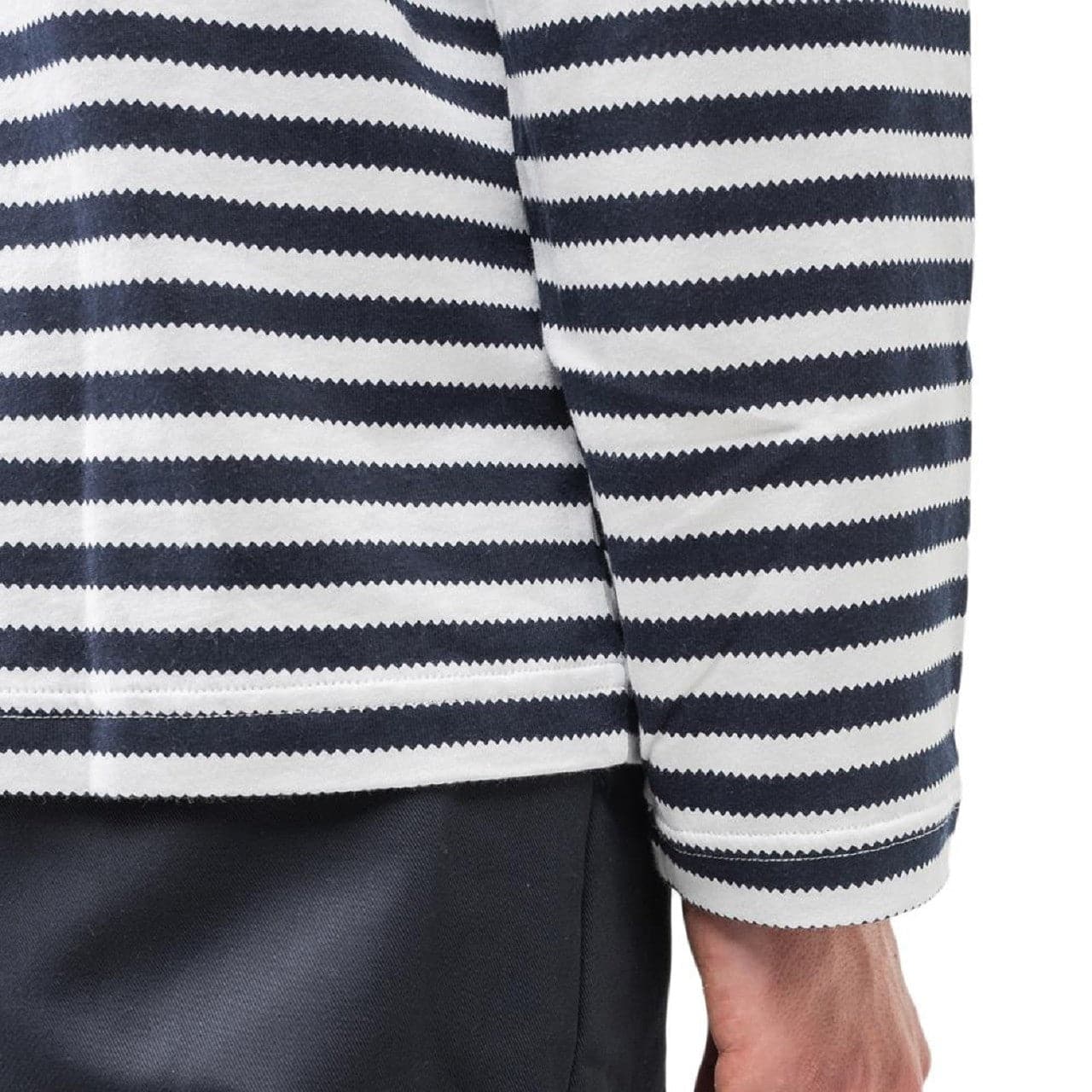 adidas X Human Made LSL Tee (Blau / Weiß) - Allike Store