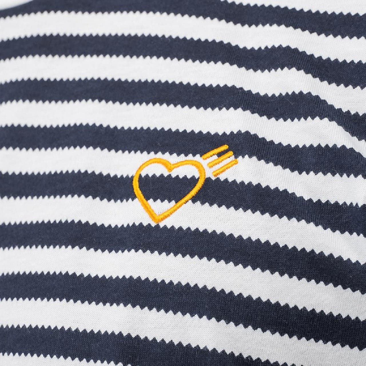 adidas X Human Made LSL Tee (Blau / Weiß) - Allike Store