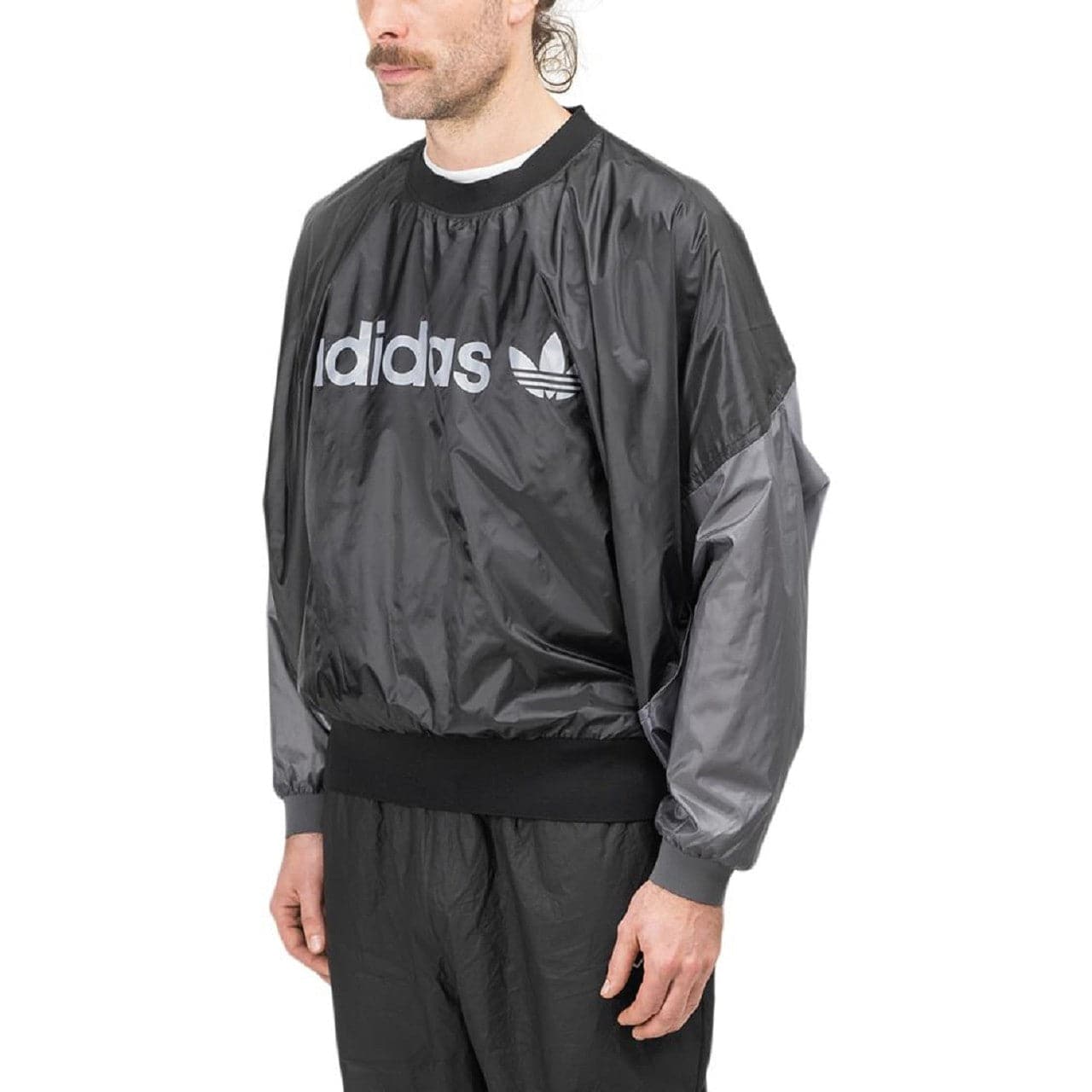 adidas x Human Made Crewneck Top (Schwarz / Grau) - Allike Store
