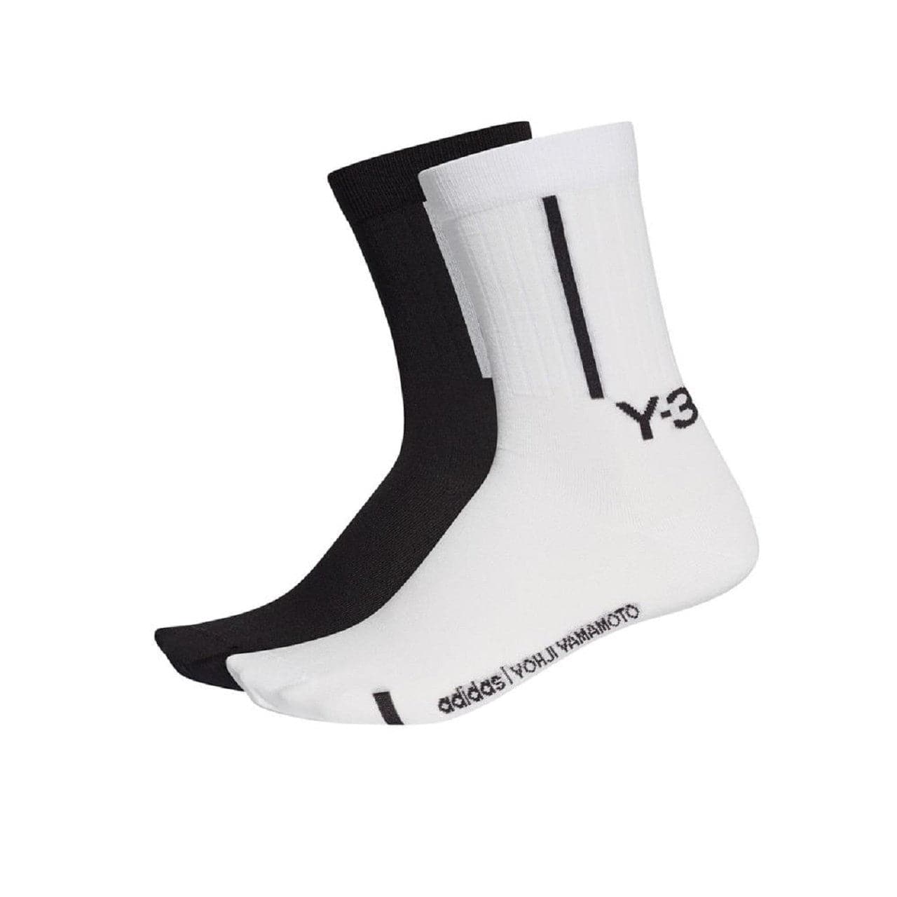 adidas Y-3 Crew Socks (Schwarz / Weiß) - Allike Store