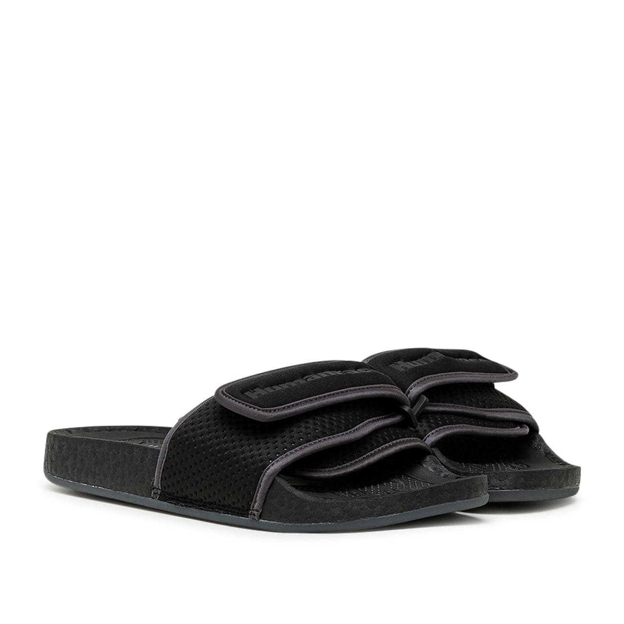 adidas x Pharrell Williams Chancletas HU Boost Slide (Schwarz) - Allike Store