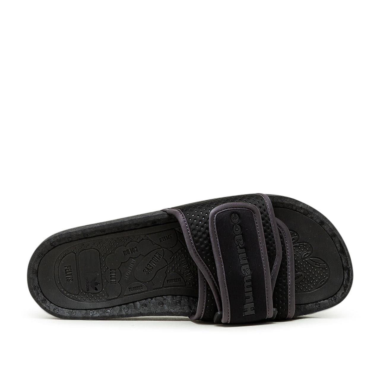 adidas x Pharrell Williams Chancletas HU Boost Slide (Schwarz) - Allike Store