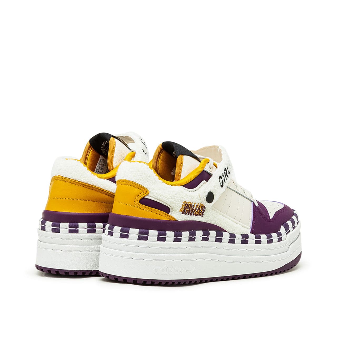 adidas W Triple Platforum Low 'Girls are Awsome' (Weiß / Gelb / Lila) - Allike Store