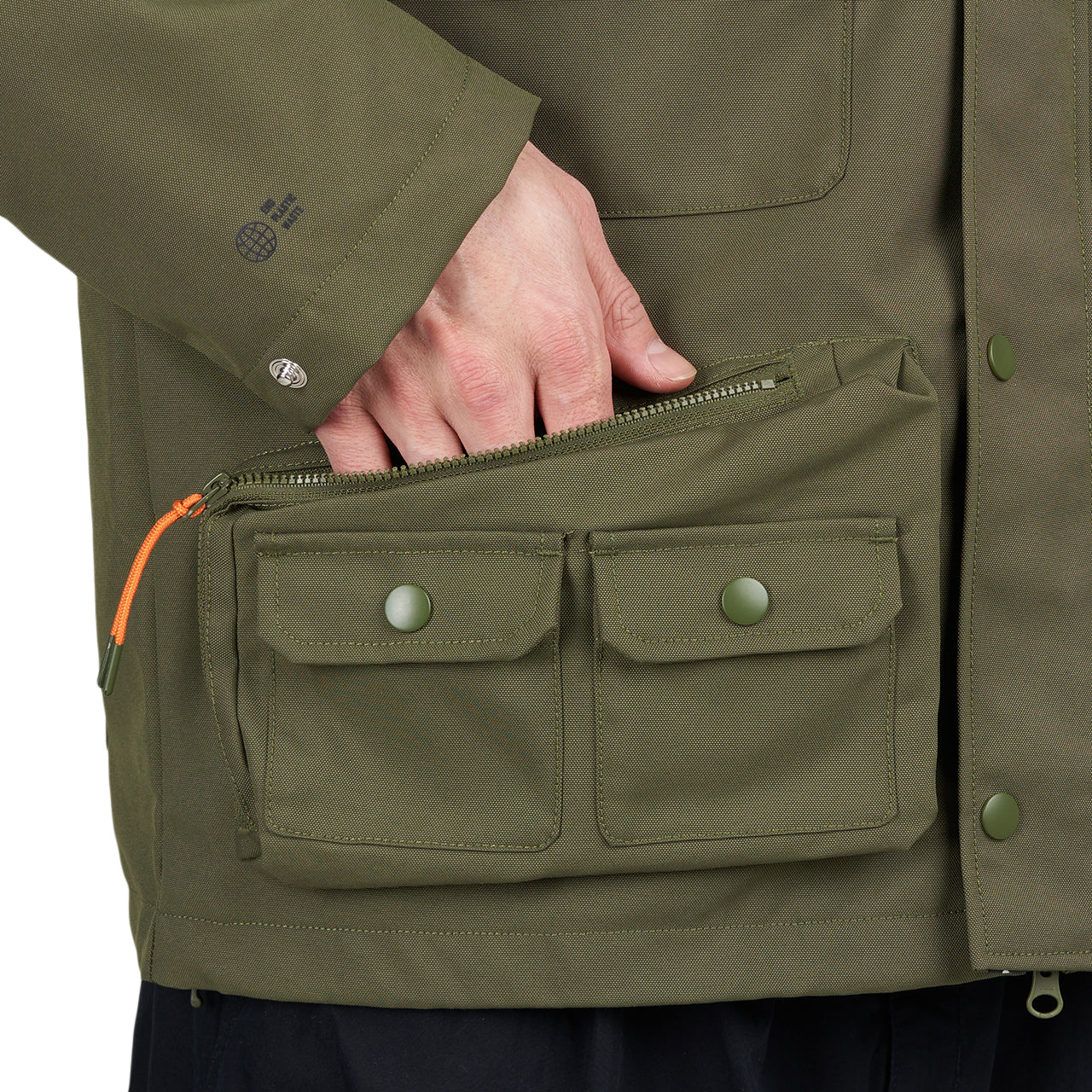 adidas Wardour 2 Feniscowles Jacket (Oliv / Orange) - Allike Store