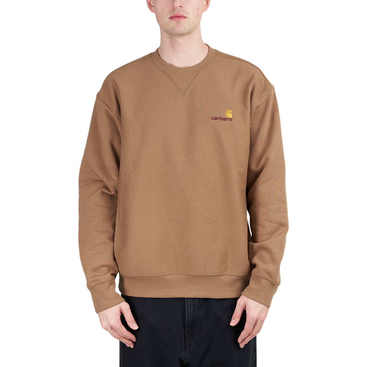 Carhartt WIP American Script Sweatshirt (Braun) - Allike Store