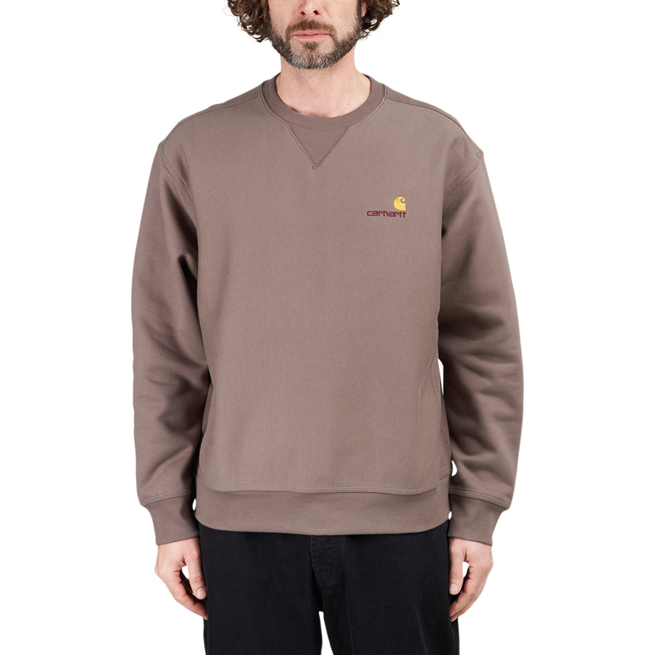Carhartt WIP American Script Sweatshirt (Grau) - Allike Store