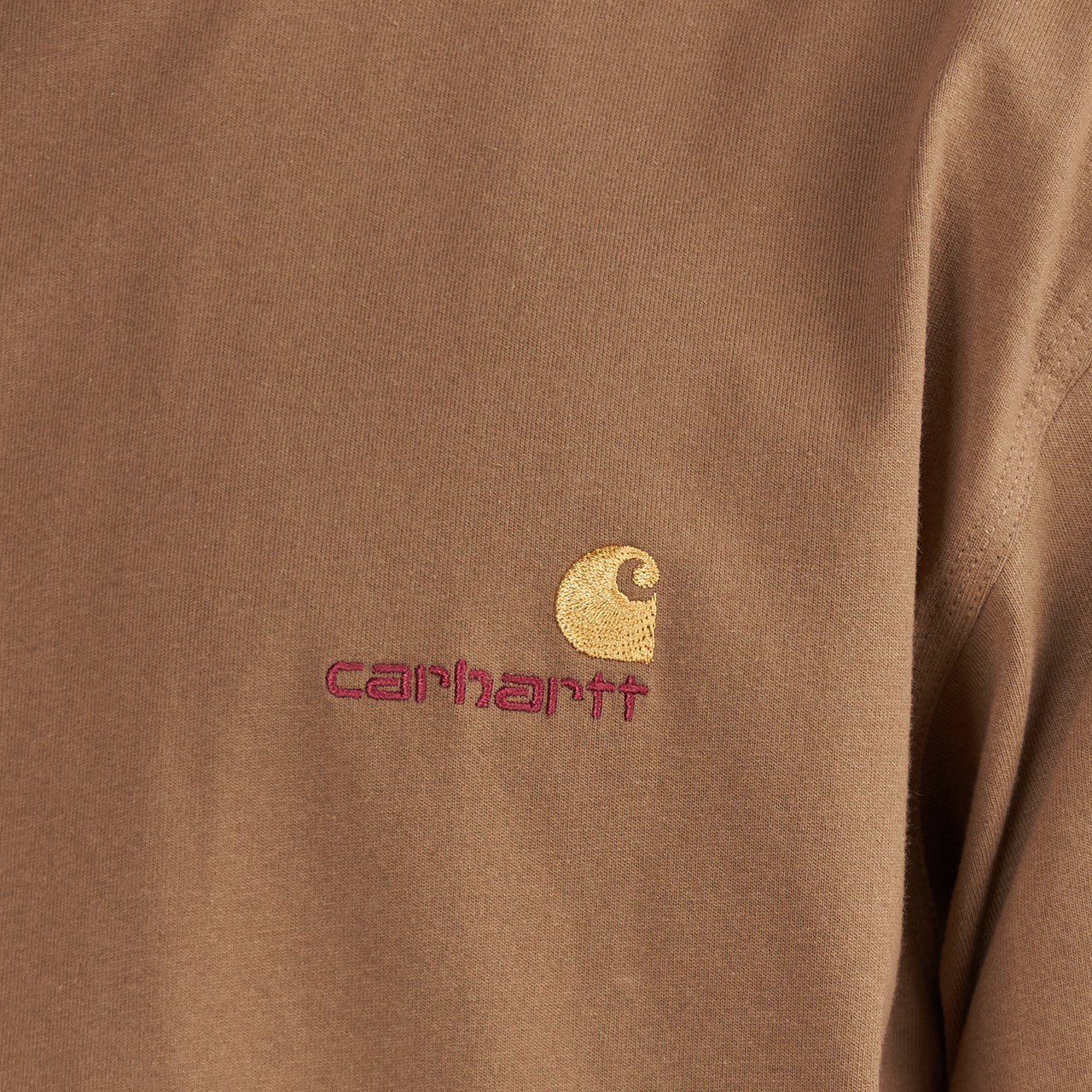 Carhartt WIP S/S American Script T-Shirt (Braun) - Allike Store