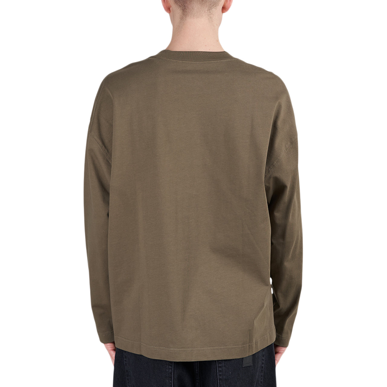 Carhartt WIP L/S Link Script T-Shirt (Oliv) - Allike Store