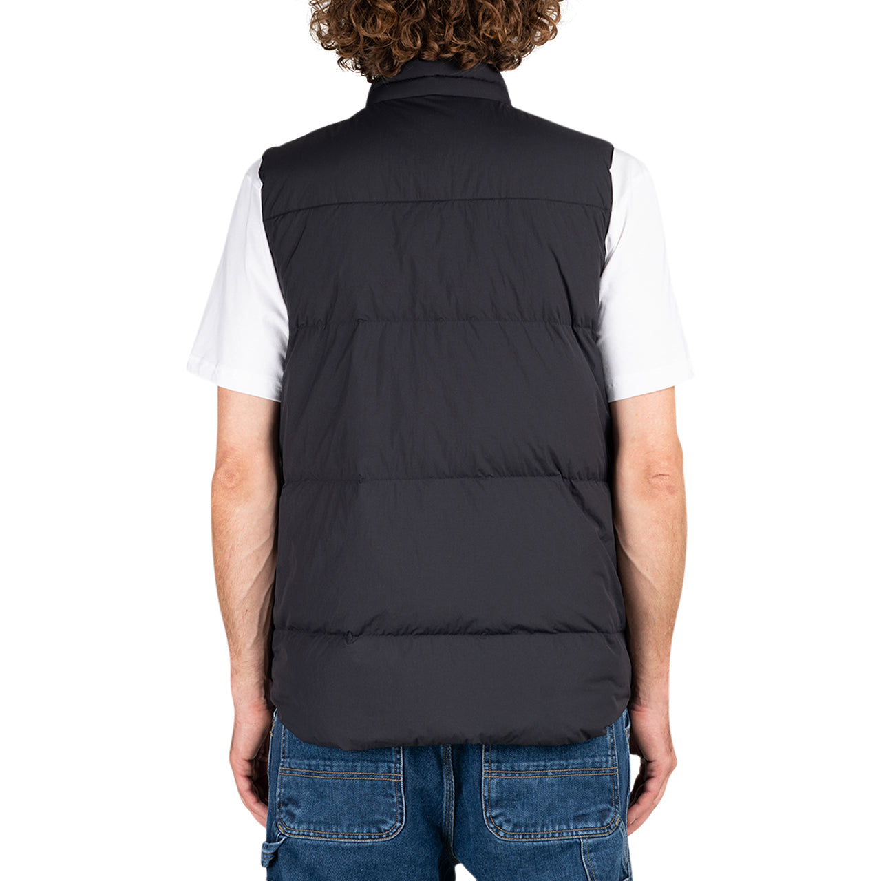 Snow Peak Recycled Nylon Ripstop Down Weste (Schwarz) - Allike Store