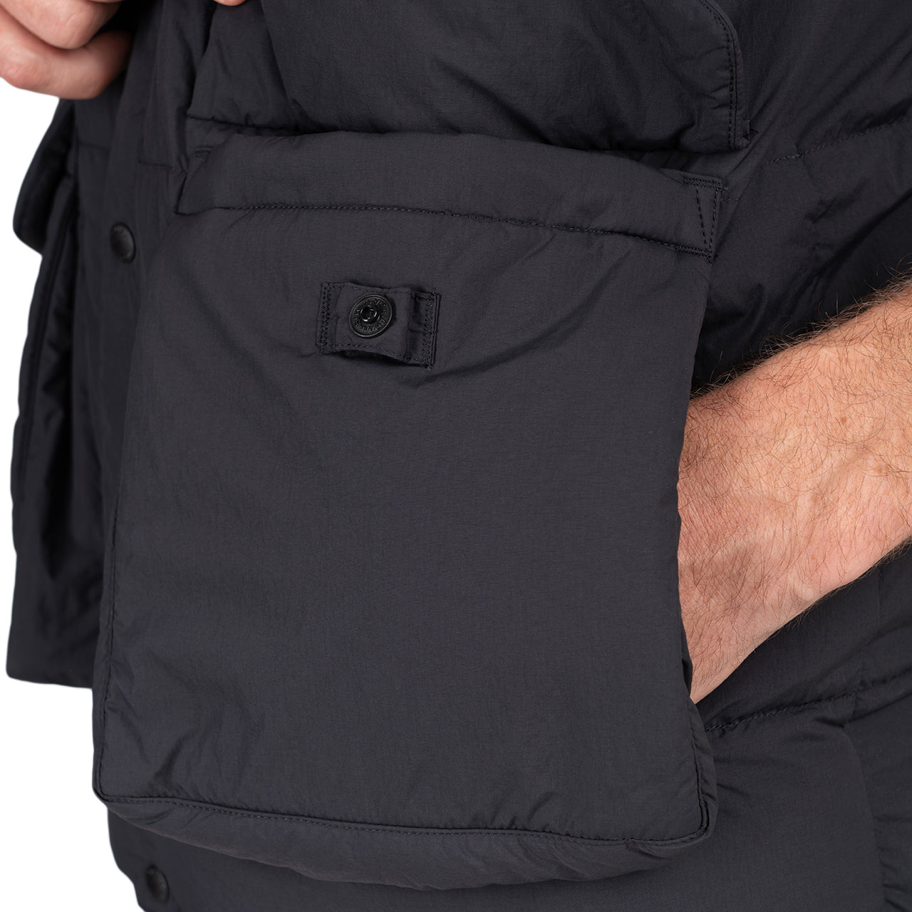 Snow Peak Recycled Nylon Ripstop Down Weste (Schwarz) - Allike Store