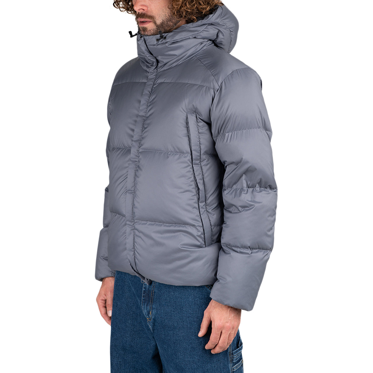 Snow Peak Recycled Light Down Jacket (Grau) - Allike Store
