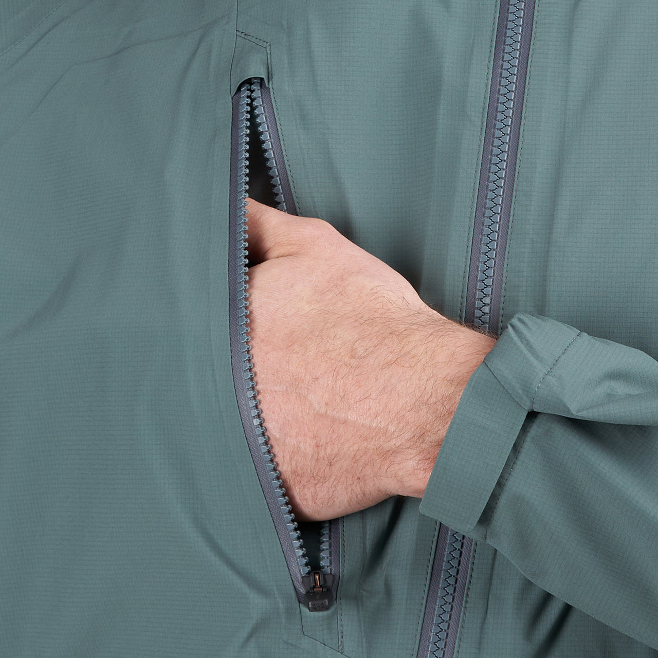 Snow Peak 3 Layer Rain Jacket (Grün) - Allike Store