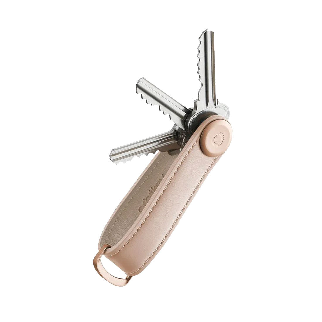 Orbitkey Leather Key Organiser (Rosé) - Allike Store