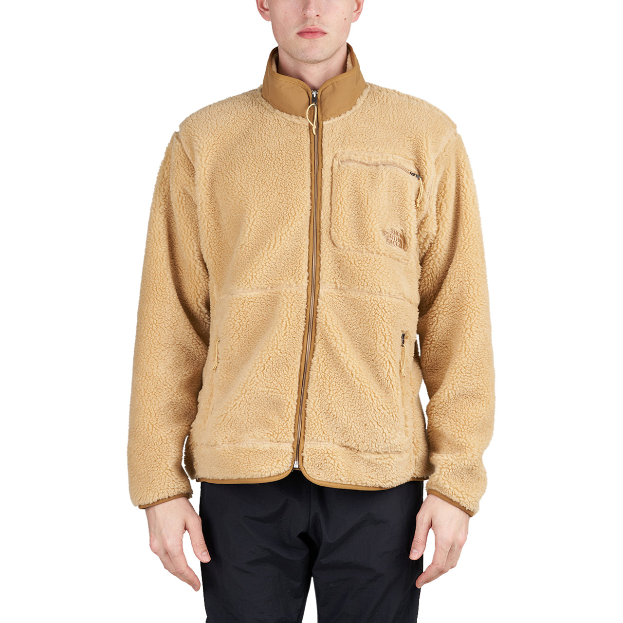 The North Face Extreme Pile Full-Zip Fleece Jacket (Khaki) - Allike Store
