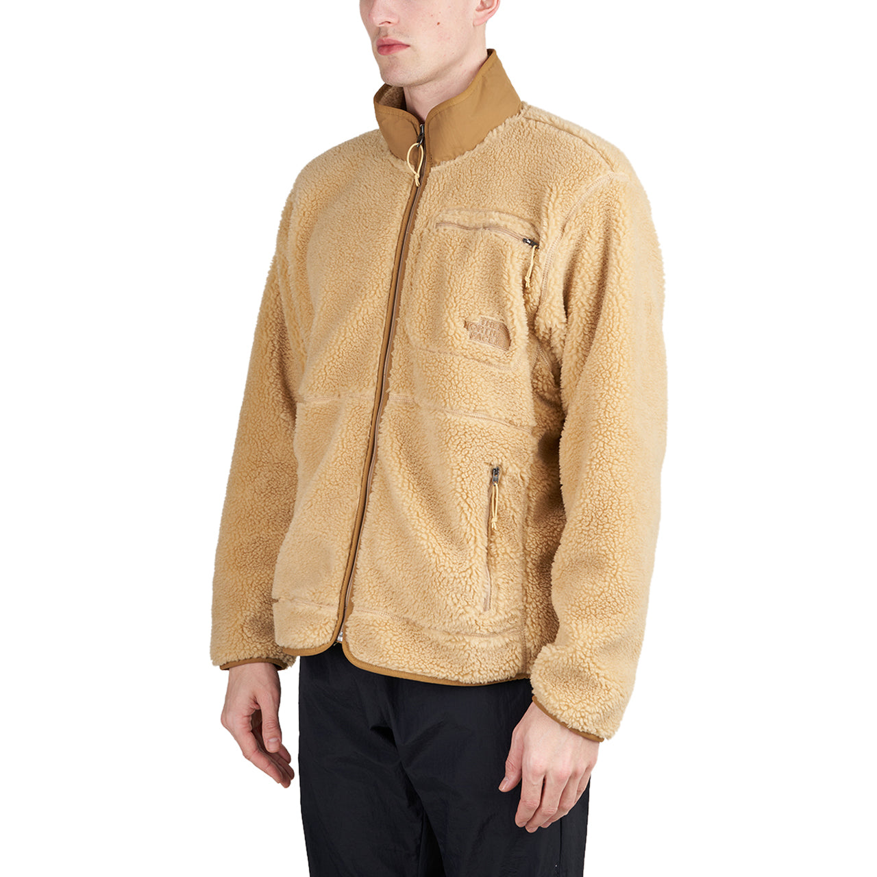 The North Face Extreme Pile Full-Zip Fleece Jacket (Khaki) - Allike Store