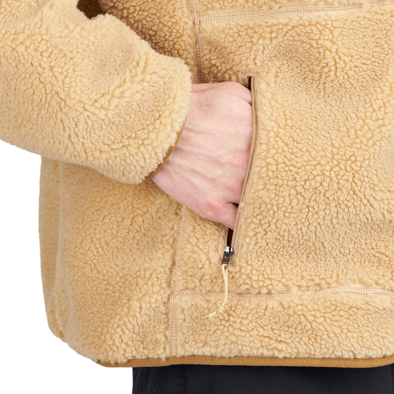 The North Face Extreme Pile Full-Zip Fleece Jacket (Khaki) - Allike Store