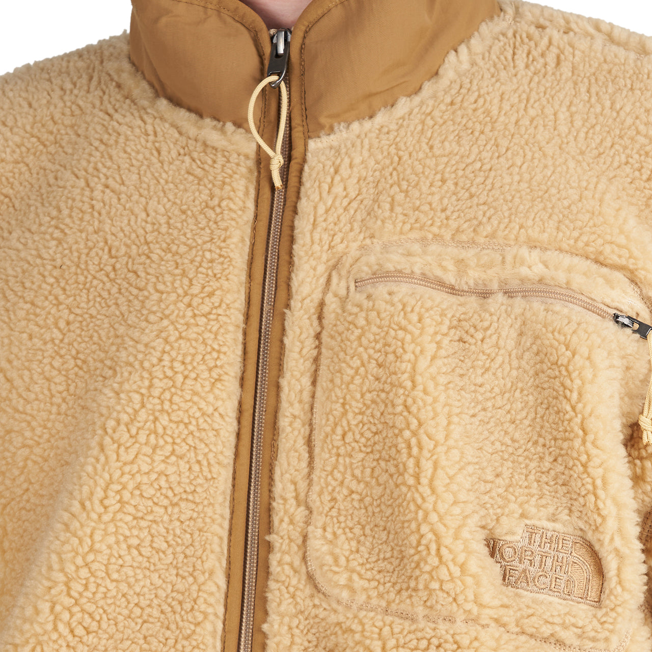 The North Face Extreme Pile Full-Zip Fleece Jacket (Khaki) - Allike Store
