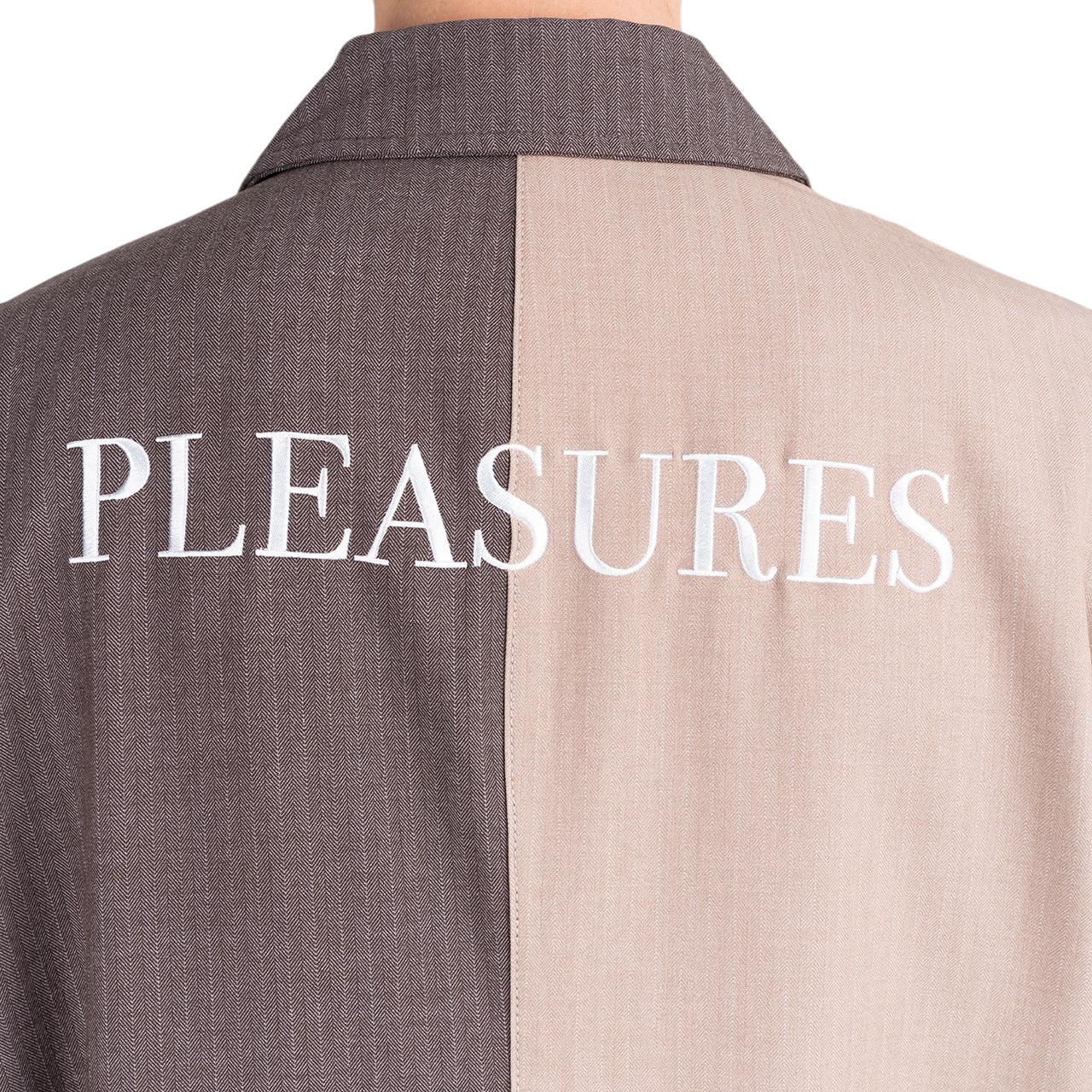 Pleasures Raid Long Jacket (Beige / Grau) - Allike Store