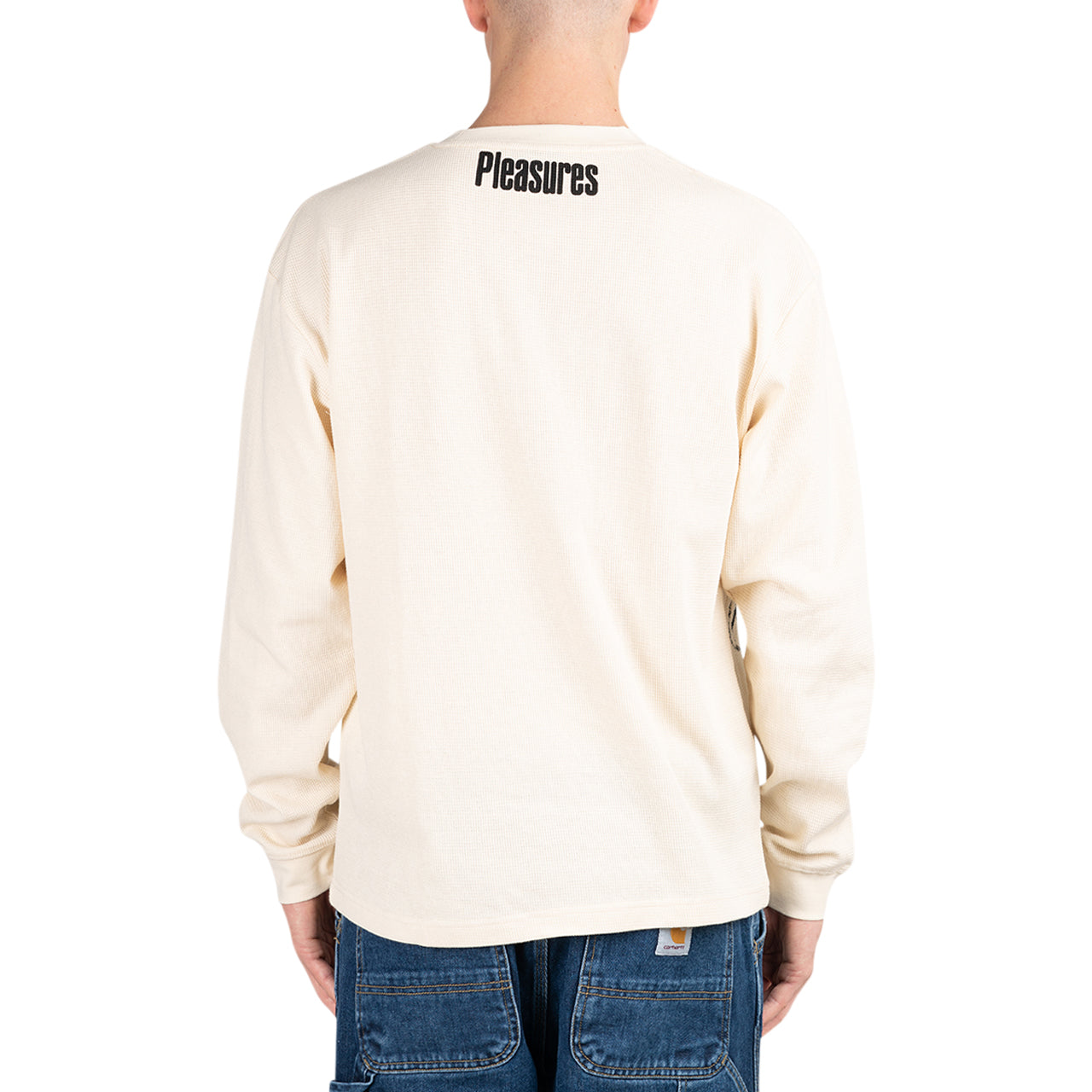 Pleasures Revival Thermal Longsleeve (Beige / Schwarz) - Allike Store
