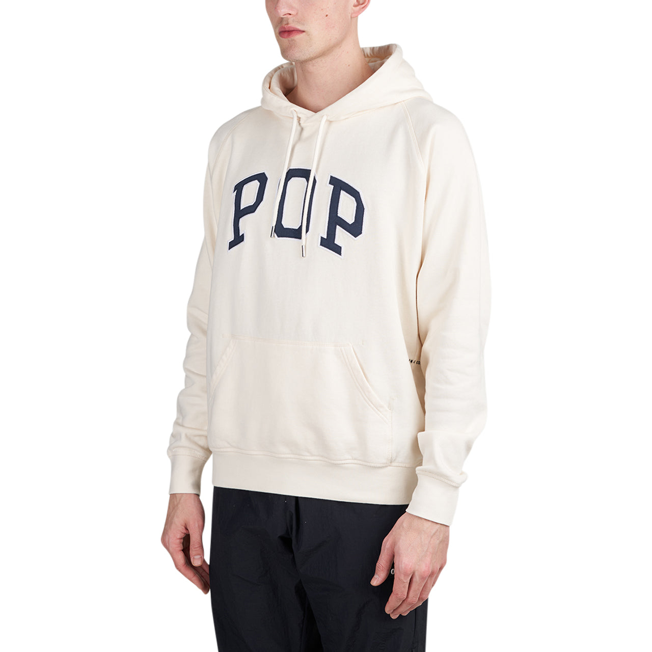 Pop Trading Company Arch Hooded Sweat (Beige)  - Allike Store