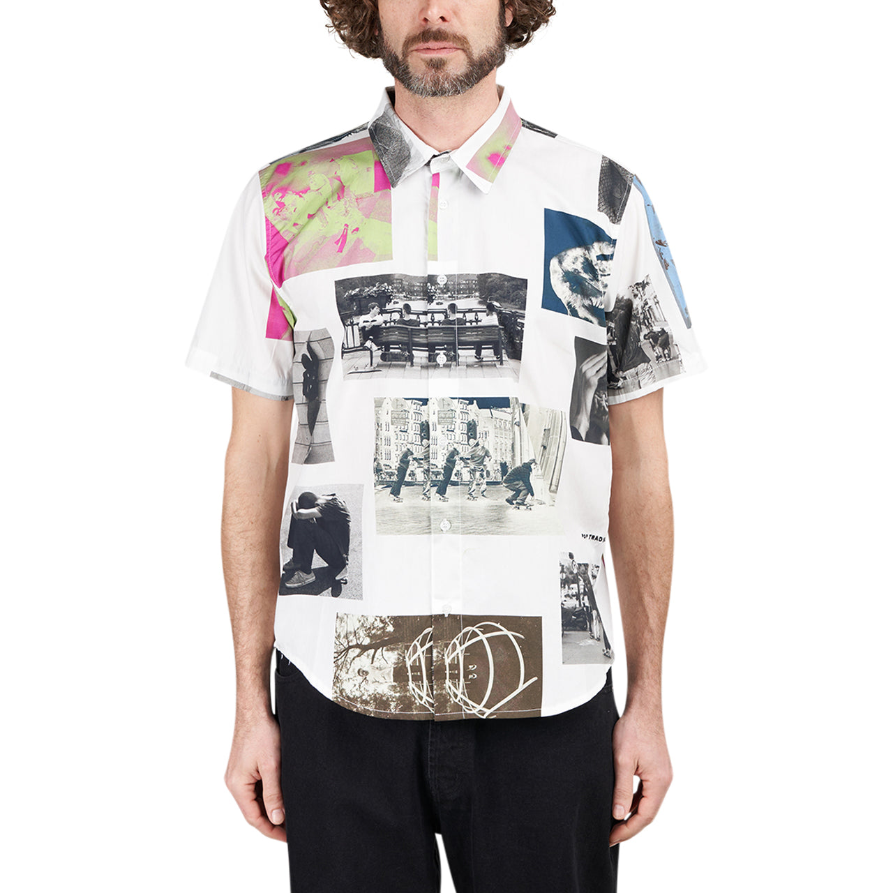 Pop Trading Company Hugo Snelooper Shirt (Weiß / Multi) - Allike Store