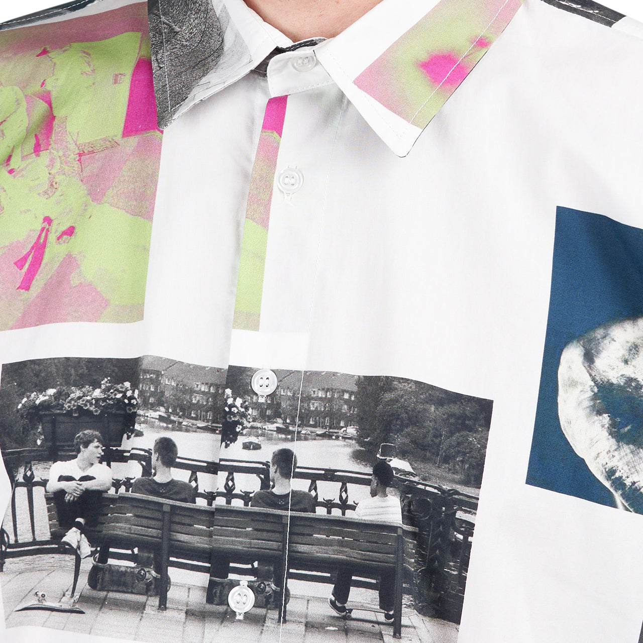 Pop Trading Company Hugo Snelooper Shirt (Weiß / Multi) - Allike Store