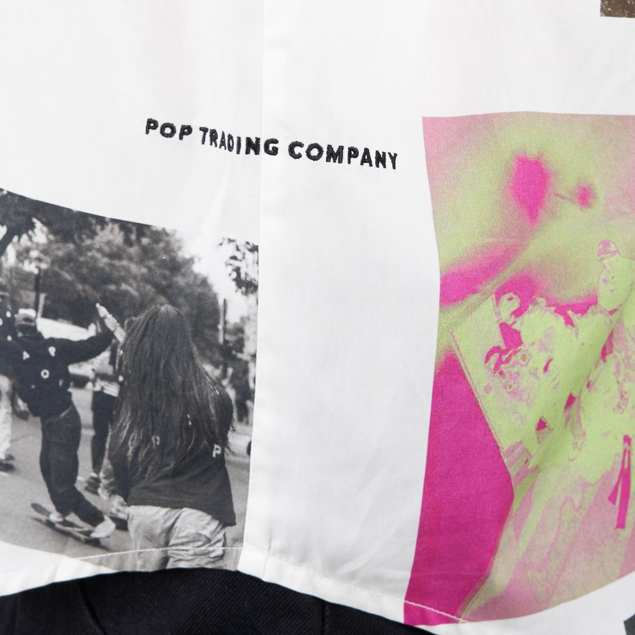 Pop Trading Company Hugo Snelooper Shirt (Weiß / Multi) - Allike Store