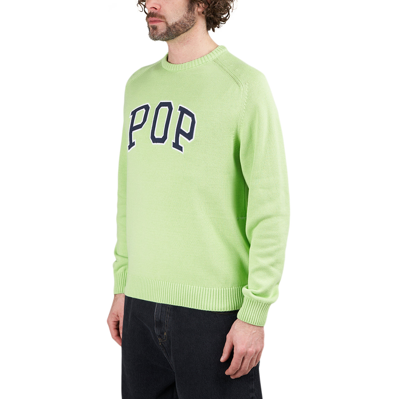 Pop Trading Company Arch Knitted Crewneck (Neon)  - Allike Store