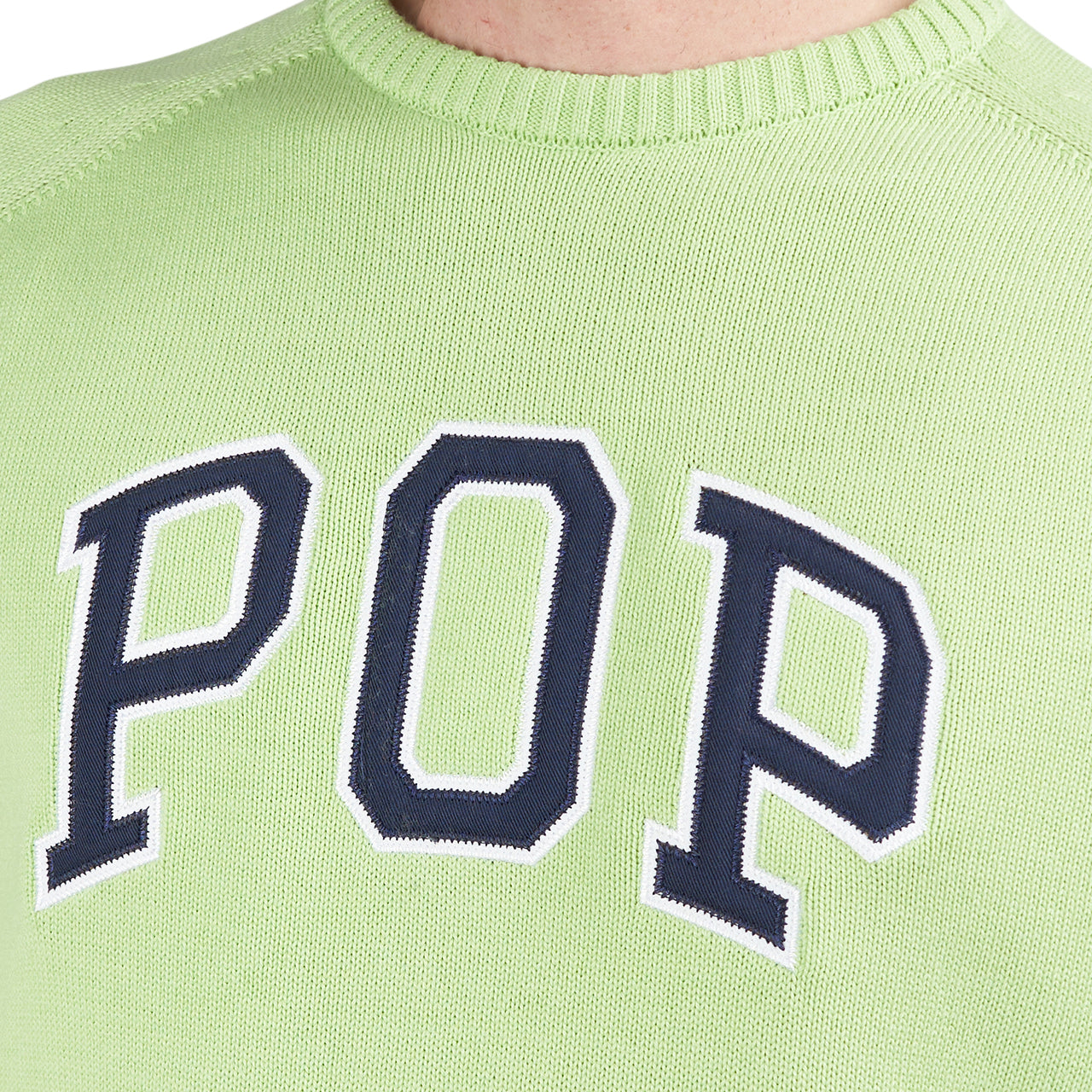 Pop Trading Company Arch Knitted Crewneck (Neon) - Allike Store
