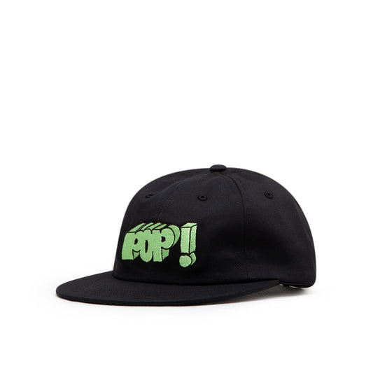 Pop Trading Company Right Yeah Sixpanel Hat (Schwarz)  - Allike Store