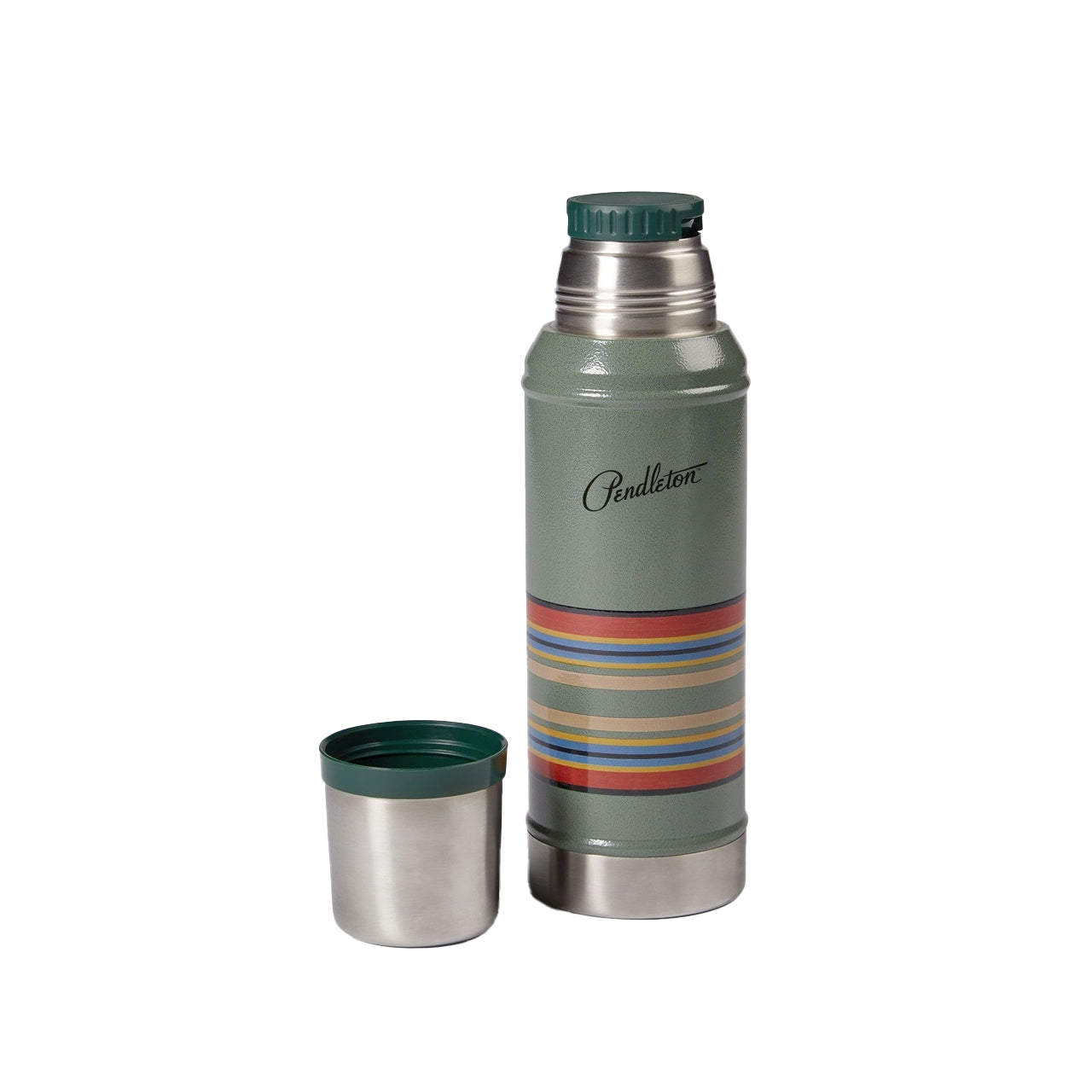 Pendleton Stanley Classic Insulated Bottle (Olive / Silber) - Allike Store