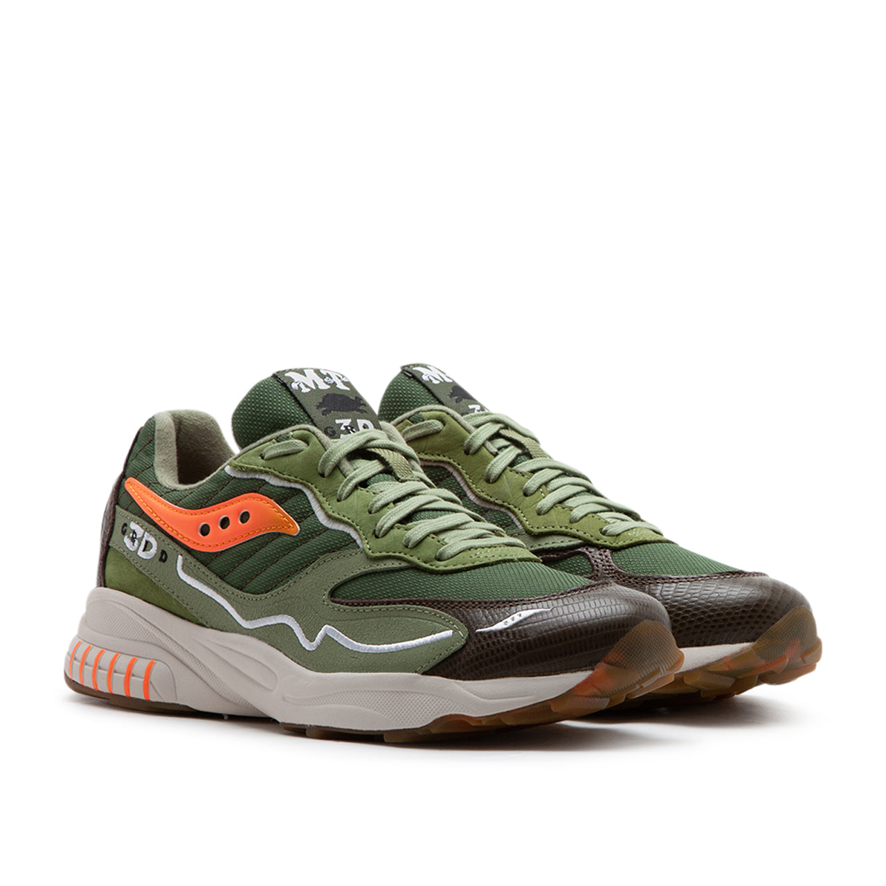 Saucony x Maybe Tomorrow 3D Grid Hurricane "Tortoise" (Grün) - Allike Store