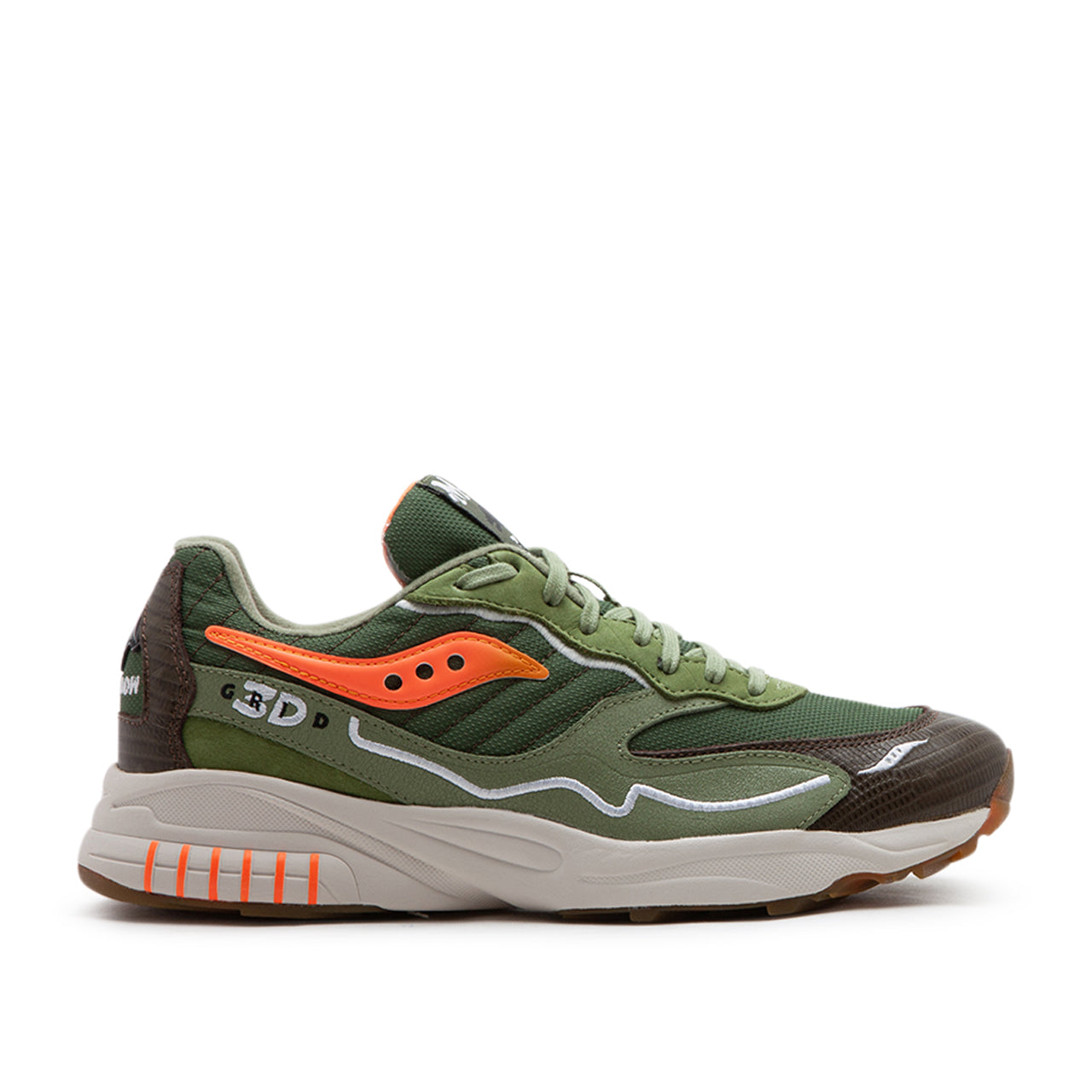 Saucony x Maybe Tomorrow 3D Grid Hurricane "Tortoise" (Grün)  - Allike Store