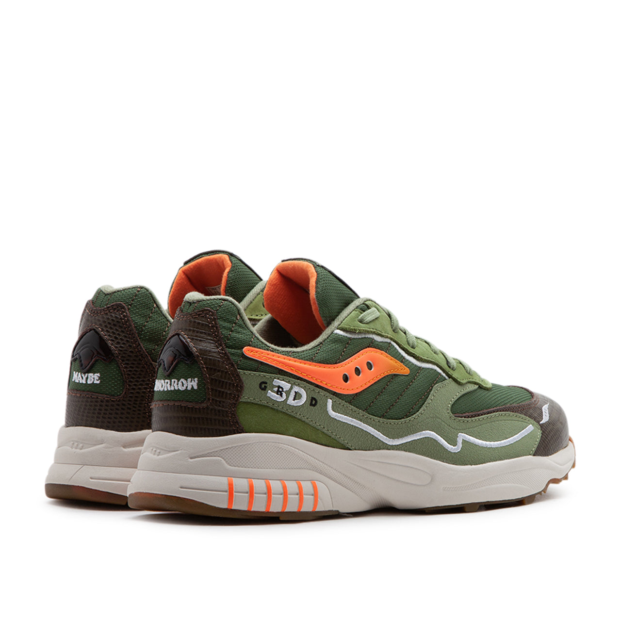 Saucony x Maybe Tomorrow 3D Grid Hurricane "Tortoise" (Grün)  - Allike Store