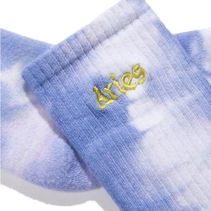 Aries Tie DYE Socks (Lila / Weiß) - Allike Store