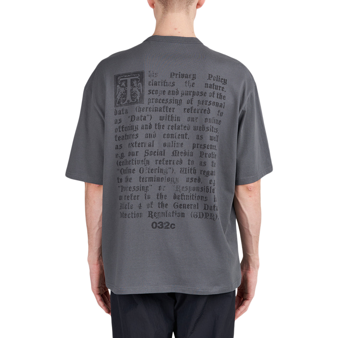 032c Cookies Oversized T-Shirt (Grau) - Allike Store