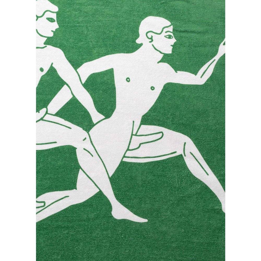 Carne Bollente Running For Love Towel (Grün / Weiß) - Allike Store