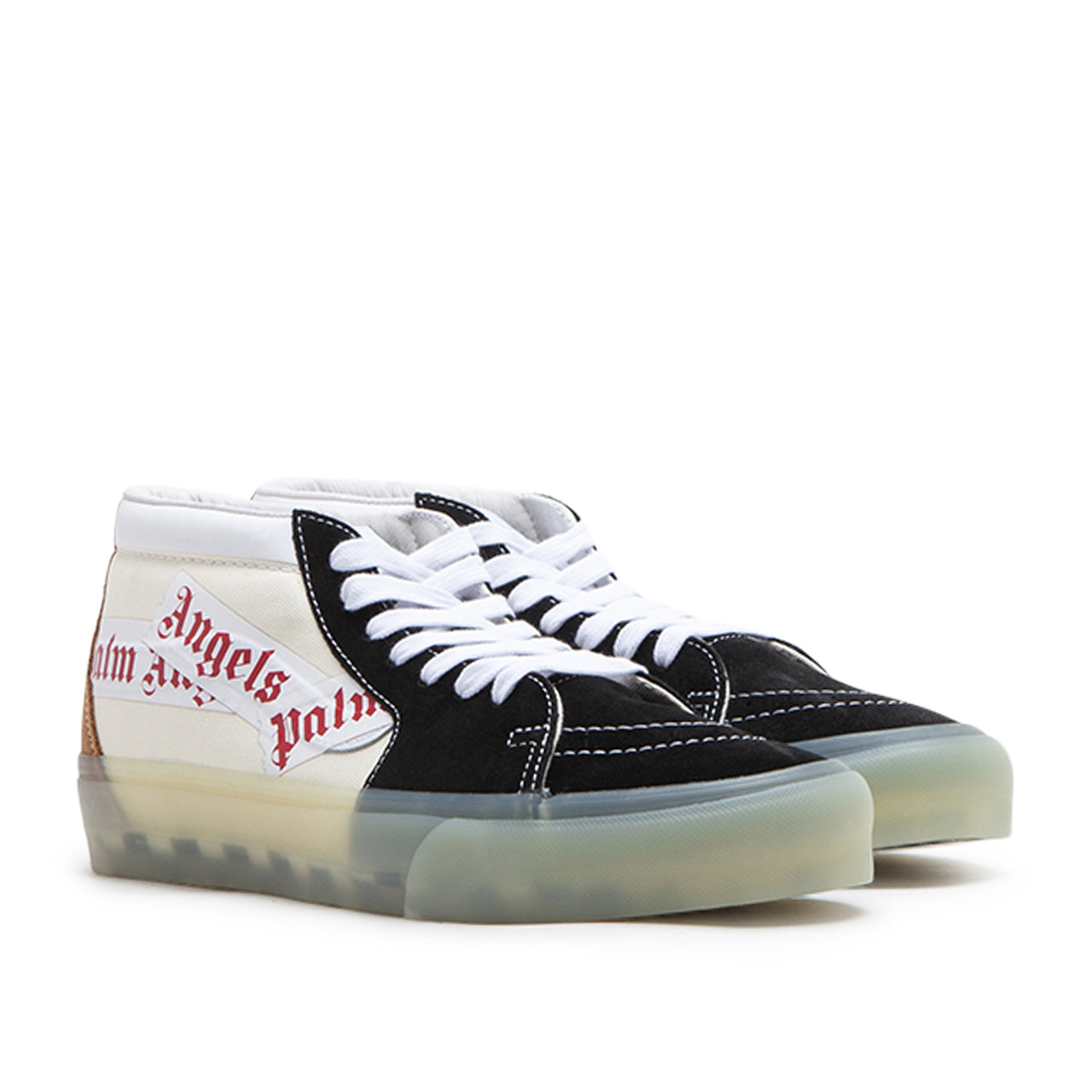 Vans Vault x Palm Angels Sk8-Mid VLT LX (Beige / Schwarz) - Allike Store