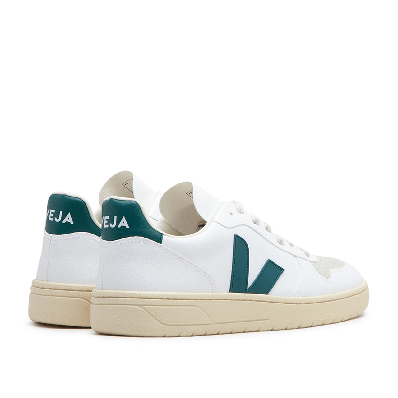 Veja V-10 CWL (Weiß / Grün) - Allike Store