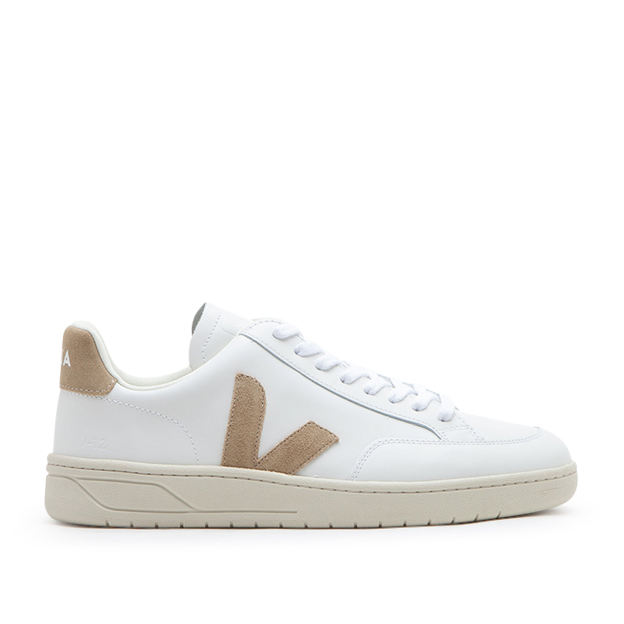 Veja V-12 Leather (Weiß / Braun) - Allike Store