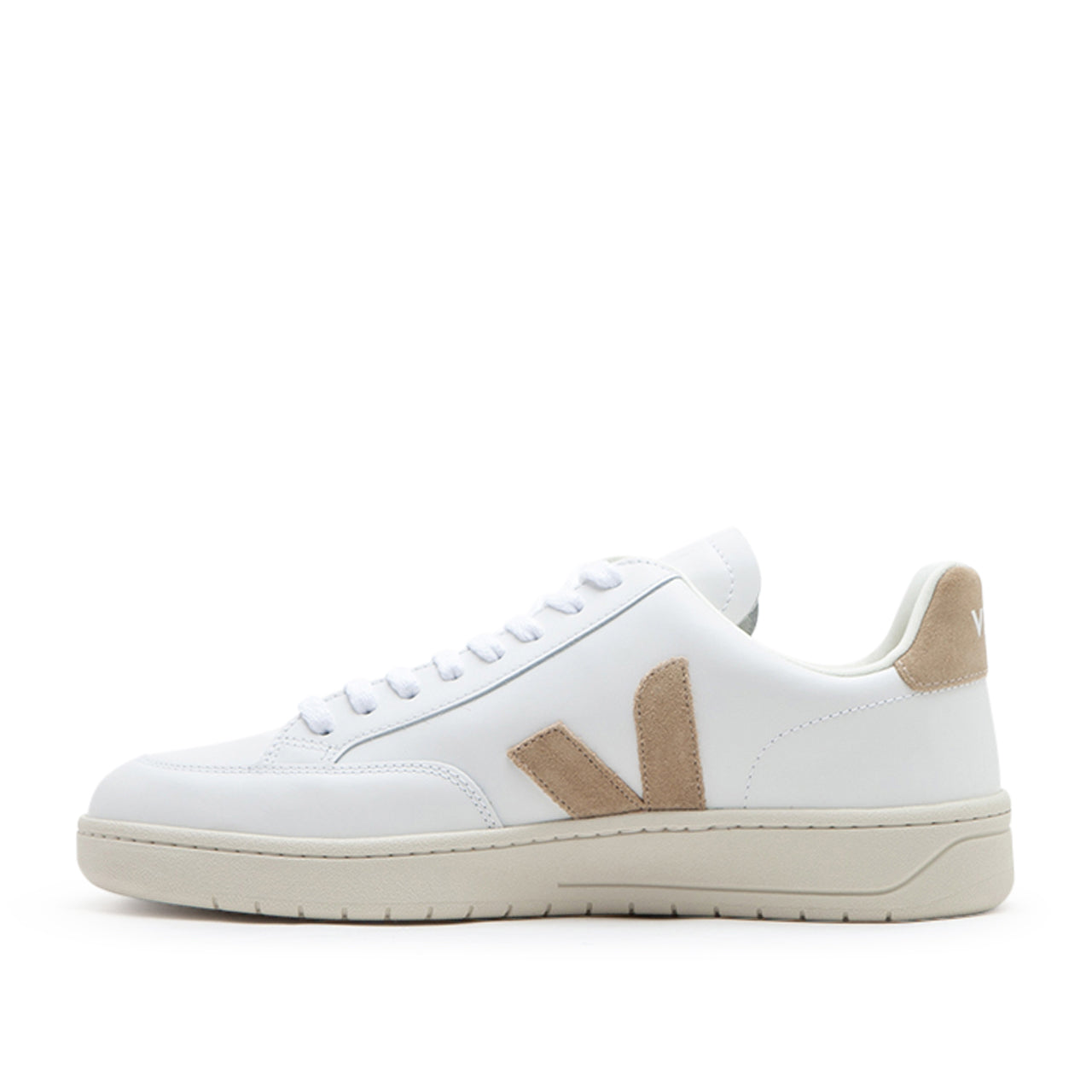 Veja V-12 Leather (Weiß / Braun) - Allike Store