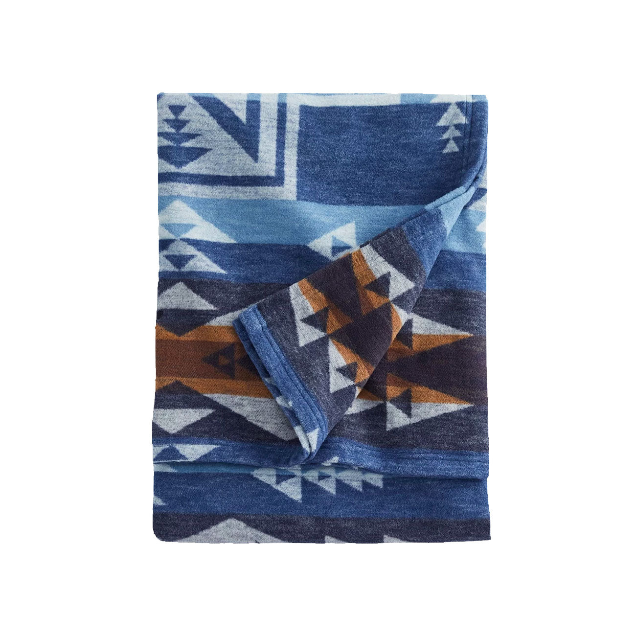 Pendleton Organic Cotton Jacquard Blanket (Navy / Multi) - Allike Store