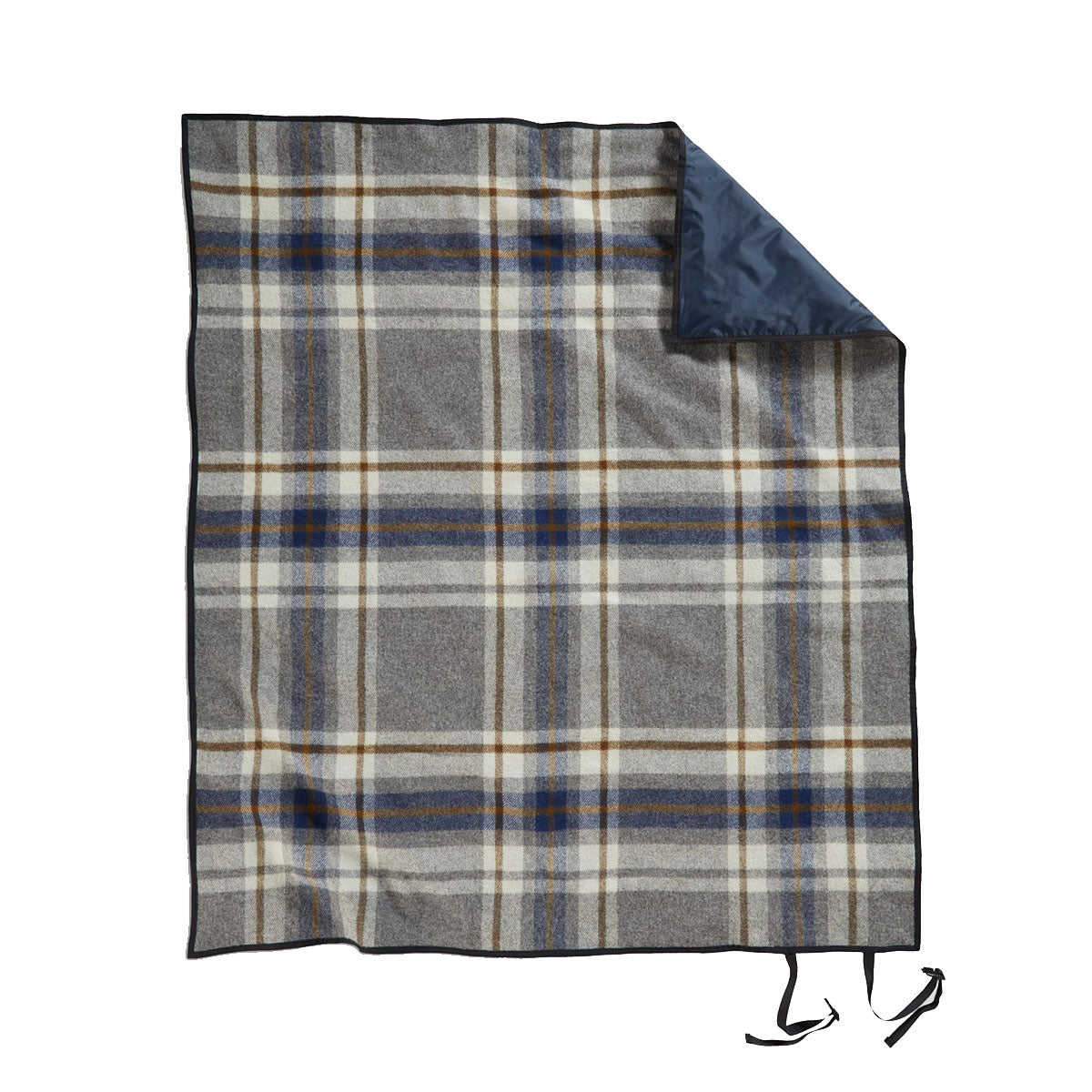 Pendleton Roll Up Blanket (Grau / Blau) - Allike Store