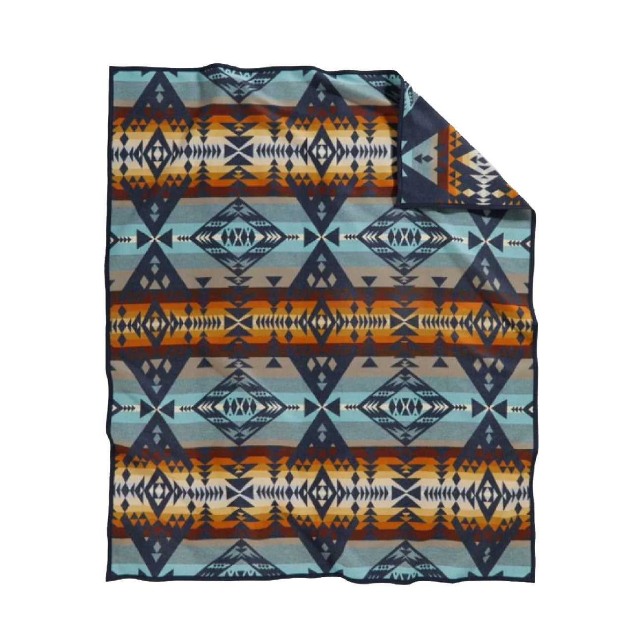 Pendleton Blanket Robe Diamond Peak (Navy / Multi) - Allike Store
