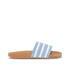 adidas Adilette Cork W (Aschblau / Weiß / Gummi) - Allike Store